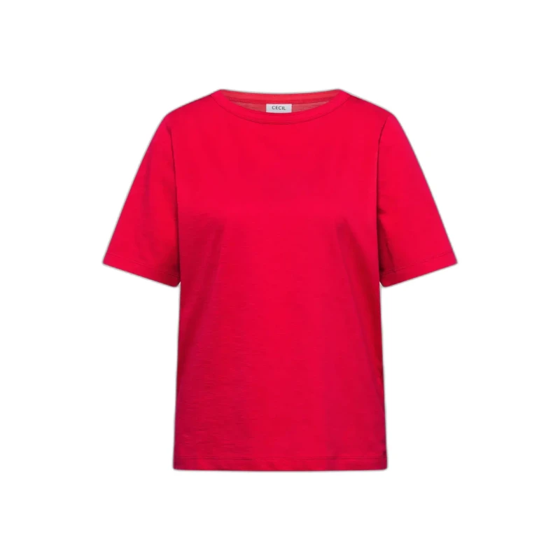 Image of cecil Woman's shirt Cecil Slubyarn Rouge Female M