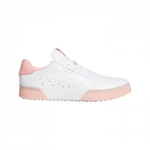 image of adidas Adicross Retro Womens Golf Shoes - White/Pink