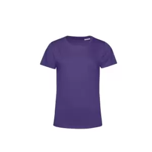 Image of B&C Womens/Ladies E150 Organic Short-Sleeved T-Shirt (S) (Radiant Purple)