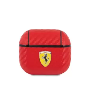 Image of Airpods 3 Case PC PU Carbon Metal Logo