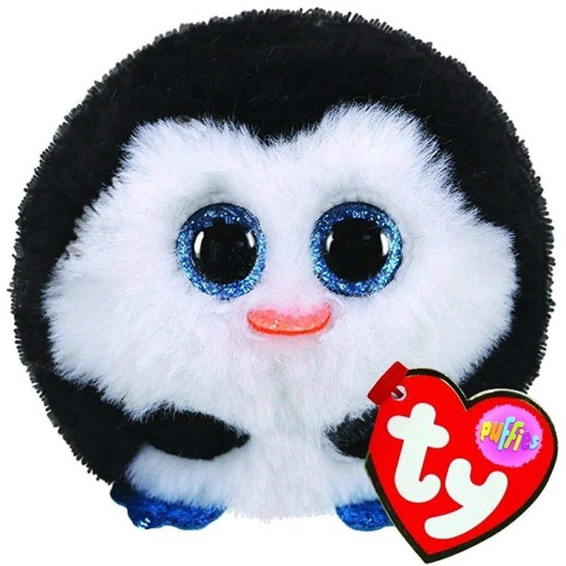 Image of Ty Puffies Waddles the Penguin Plush Toy Multi