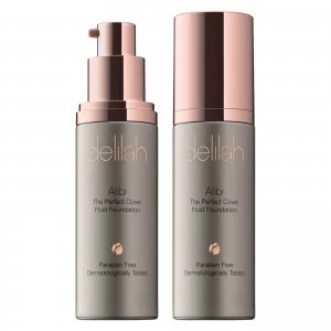 Image of delilah Alibi Fluid Foundation (Various Shades) - Bamboo