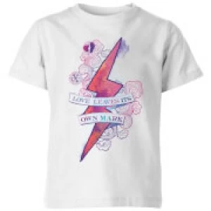 Image of Harry Potter Love Leaves Its Own Mark Kids T-Shirt - White - 11-12 Years