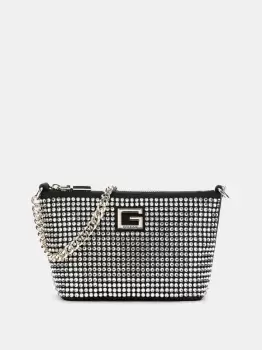 Guess Gilded Glamour Rhinestone Mini Shoulder Bag