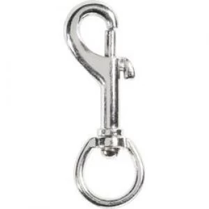Image of TOOLCRAFT Spring hook rotating ring 75mm x 12 mm
