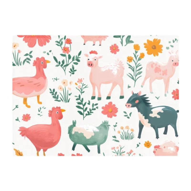 Image of Warren Reed Designer Fun On The Farmyard Chopping Board