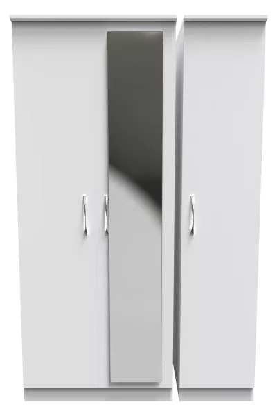 Image of Hampshire Triple Mirror Wardrobe (Ready Assembled)