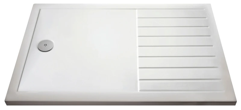 Image of Balterley Premium Walk In Shower Tray White 1600mm x 800mm White