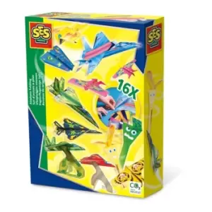 Image of SES CREATIVE Childrens Paper Airplane Folding Set, 5 to 12 Years, Multi-colour (00852)