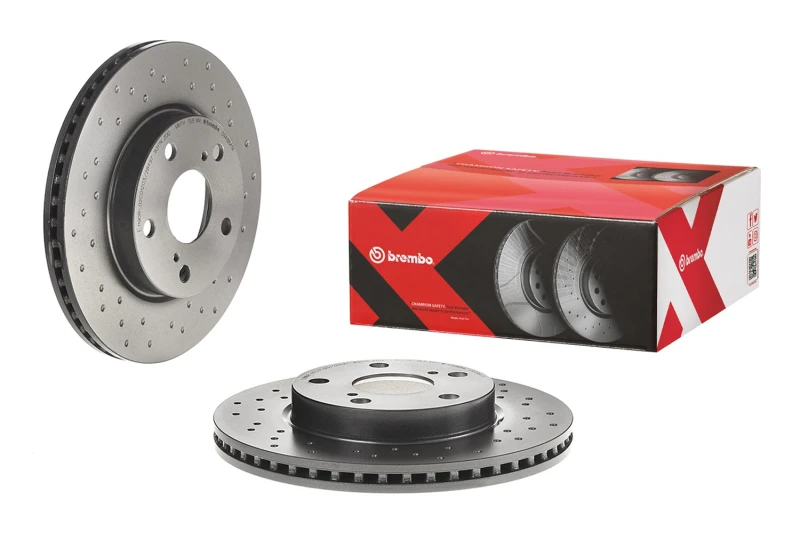 Image of BREMBO Brake disc BREMBO 09.A864.1X
