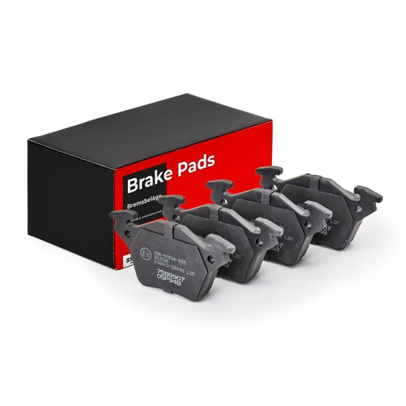 Image of STARK SKBP-0010220 Brake pad set Rear Axle, prepared for wear warning indicator Brake Pad Set,disc brake (402)