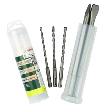 Image of 2607019456 5-Pc Sds Chisel & Drill Bit Set
