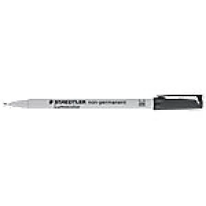 Image of STAEDTLER OHP Marker Lumocolour 315 Bullet 1mm Black 10 Pieces