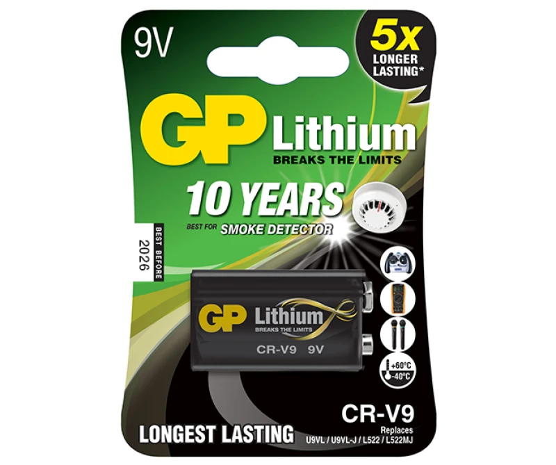 Image of GP Batteries Lithium CRV9 Single-use battery 9V