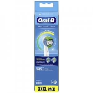 image of Oral B Precision Clean CleanMaximizer White Electric toothbrush Attachments 10pcs