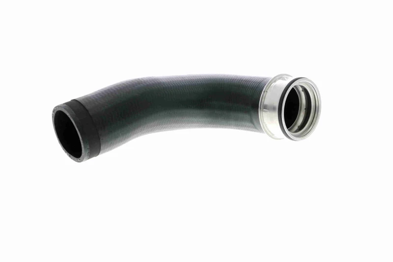 Image of VAICO V10-2699 Turbocharger Hose Rubber with fabric lining, Q+, original equipment manufacturer quality Rubber with fabric lining Charger Intake Hose