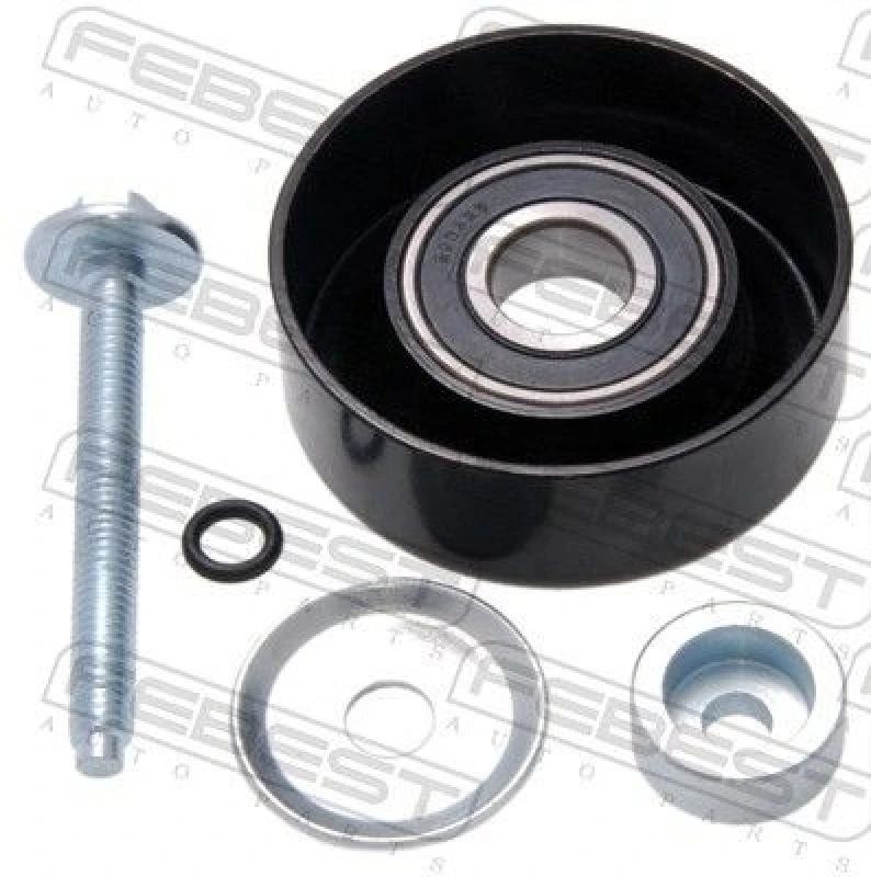 Image of FEBEST 0588-M623 Idler Pulley Deflection/Guide Pulley,v-ribbed belt (312)