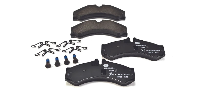 Image of HELLA Brake pad set HELLA 8DB 355 005-391