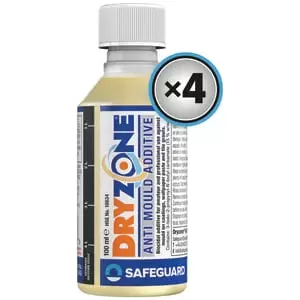 Image of Dryzone Anti-Mould Additive - 100ml - Pack of 4