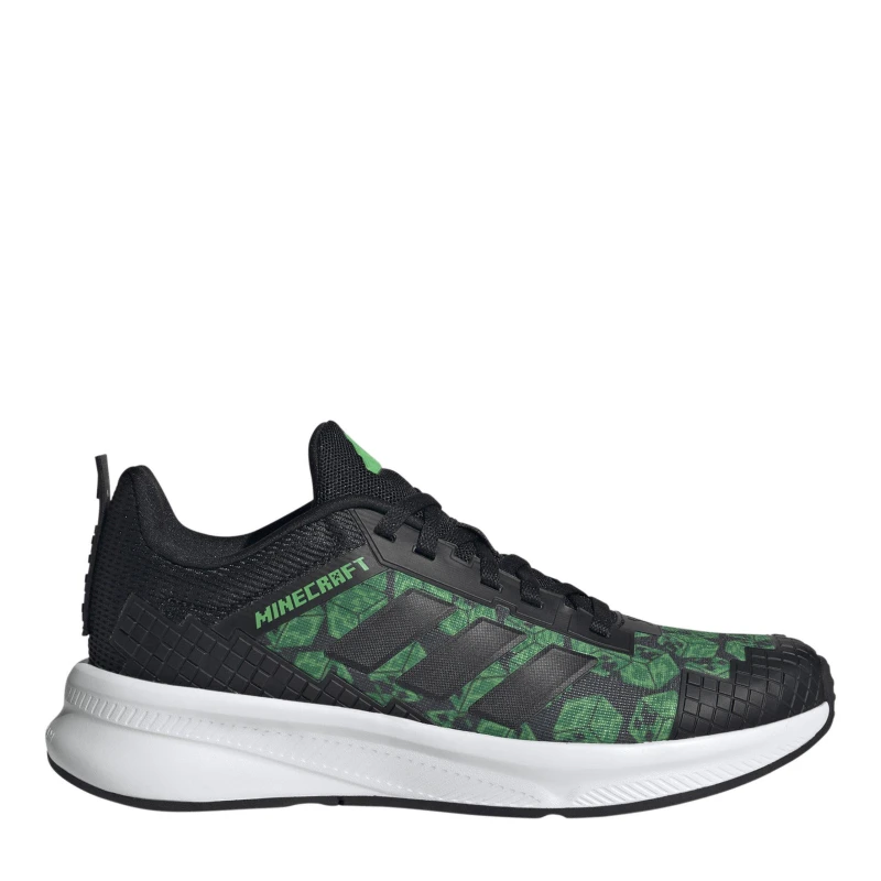 Image of Adidas McrftFortarun Jn63 Black/ White male 3 (35.5)
