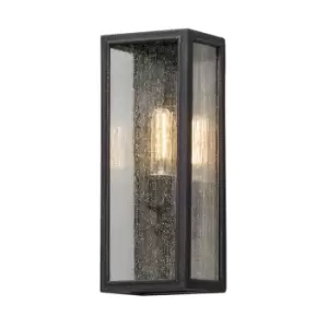 image of Dixon 1 Light Wall Lantern Vintage Bronze, Glass, IP44