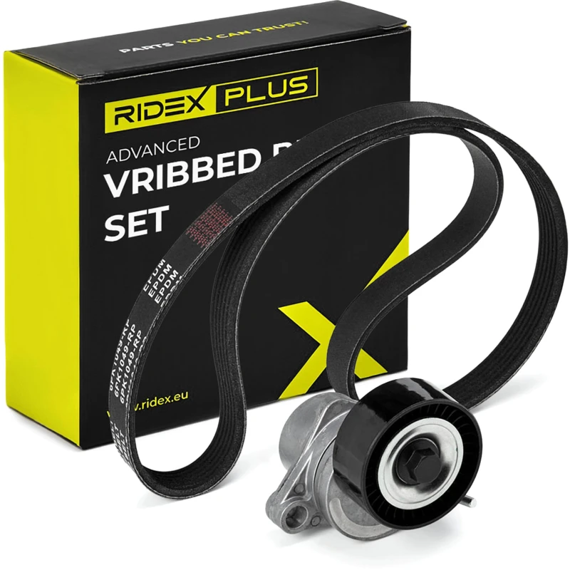 Image of RIDEX PLUS 542R0006P V-ribbed belt set V-Ribbed Belt Set (542)