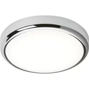 image of Knightsbridge - cct Adjustable LED Bulkhead c/w Chrome Trim 230V IP65 14W