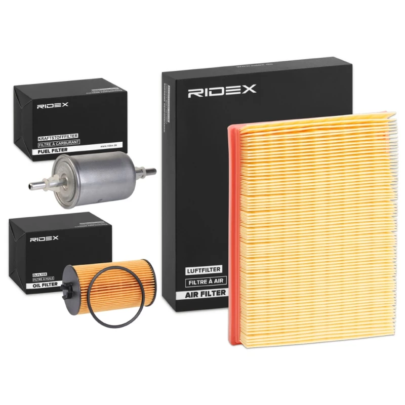 Image of RIDEX 4055F8139 Filter Set with air filter Filter Set (4055)