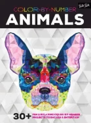 Image of color by number animals 30 fun and relaxing color by number projects to eng