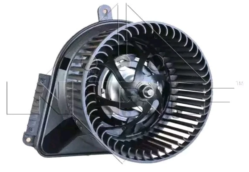 Image of NRF 34067 Blower Motor for left-hand drive vehicles, without integrated regulator Interior Blower (2669)