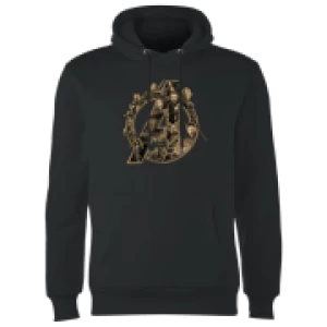 Image of Marvel Avengers Infinity War Avengers Logo Hoodie - Black - XL
