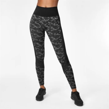 Image of Everlast Seamless Camo Leggings - Black