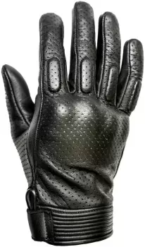 Image of Helstons Side perforated Summer Motorcycle Gloves, black, Size XL, black, Size XL
