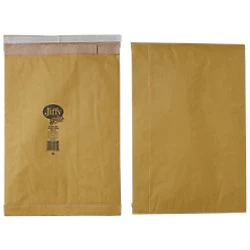 Image of Jiffy Green Size 6 Padded Bag Envelopes 295 x 458mm Peal and Seal Brown 1 x Pack of 50 Envelopes