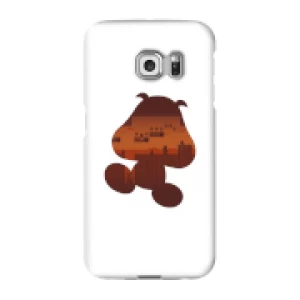 Image of Nintendo Super Mario Goomba Silhouette Phone Case - Samsung S6 Edge - Snap Case - Gloss
