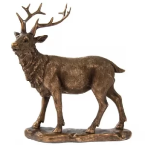 Reflections Bronzed Stag Figurine By Lesser & Pavey