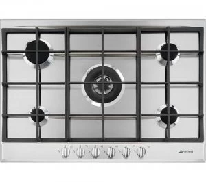 Image of SMEG Cucina P272XGH 5 Burner Gas Hob