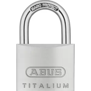 image of ABUS Cylinder padlock, 64TI/40 lock tag, pack of 12, silver