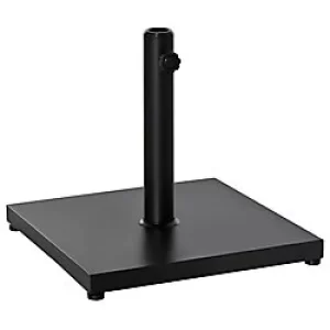 Image of Outsunny Parasol Base 84D-077 Water proof Steel Black