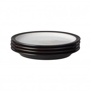 Image of Elements Black 4Pc Dinner Plate Set