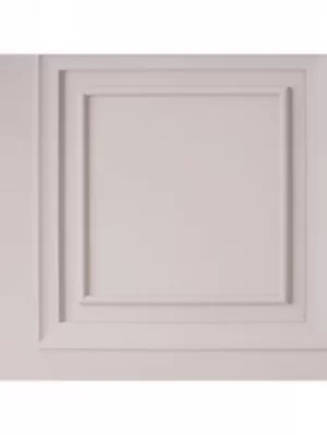 Image of Fresco Wood Panel Pink Wallpaper
