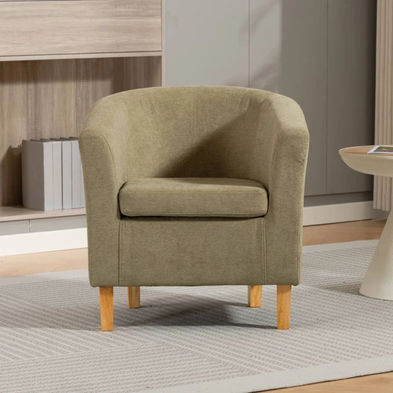 Image of Artemis Home Millie Fabric Accent Chair in Pale Green Size: 1 Pack Pale Green Unisex 1 Pack
