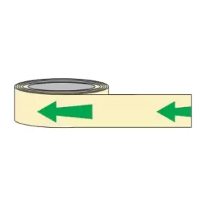 Image of 80mm x 10m Photoluminescent Arrow