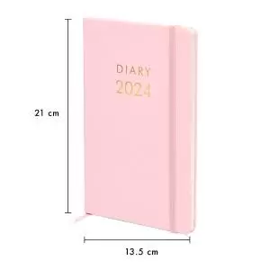Image of Pukka Pad Carpe Diem 2024 Diary Softcover 130x210mm Pink 9807-CD
