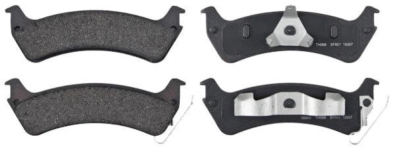 Image of A.B.S. 38664 Brake pad set without integrated wear sensor Brake Pad Set,disc brake (402)