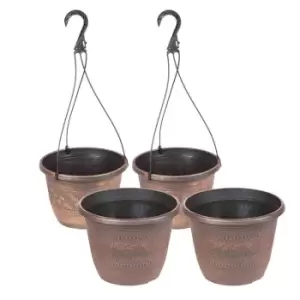 Image of YouGarden Acorn Set - 2 Baskets And 2 Planters