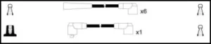 Image of Remax HT Ignition Leads Cable Set Replaces 4114,XC1015,73637,DKB413,LDRL1318,T052B