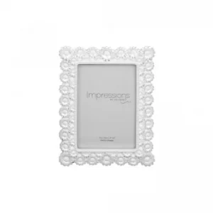 Image of Pearlised Resin Daisy Photo Frame