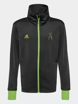 Image of adidas Ftb Inspired X Track Top, Black, Size 11-12 Years, Women