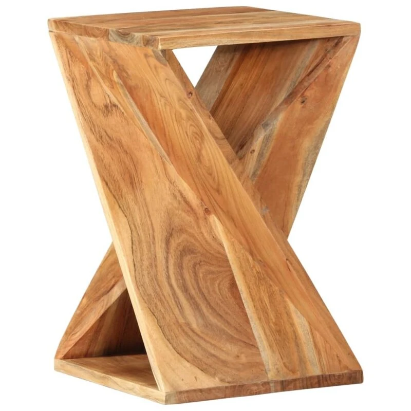 Image of VIDAXL Side Table 35x35x55cm Solid Wood Acacia Vidaxl 8720286668566